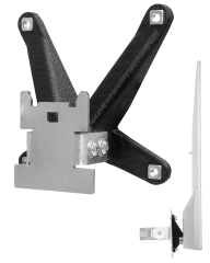 VESA Adapter kompatibel mit Acer Monitor (242Y Ayi, R270 SMIPX, SA241Y bi, SA271 bi, SB241Y Abi, SB271 bi) - 75x75mm