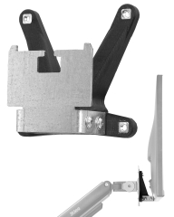 VESA Adapter kompatibel mit DELL Monitor (S2240L, S2240M, S2340L, S2340M, S2440L) - 75x75mm